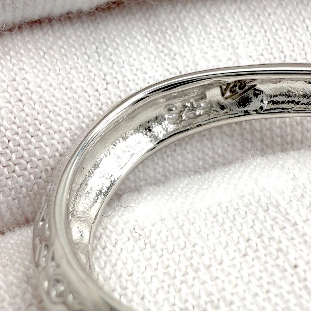 .925 Sterling Silver Design Post Hoop Earrings - Picture 15 of 16